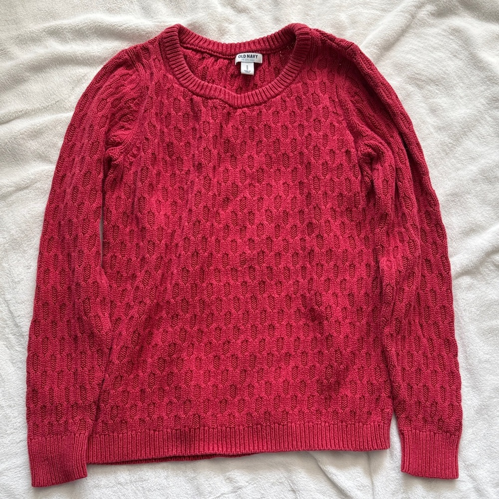 Red Old Navy Sweater